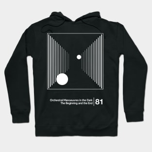 OMD - The Beginning & The End / Minimal Style Graphic Artwork Design Hoodie